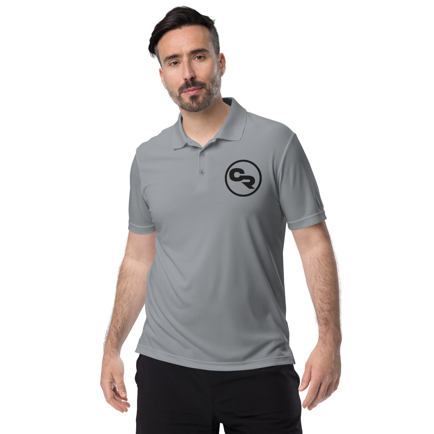 Chuck "The Voice" Roberts Adidas Performance Gray Polo Shirt