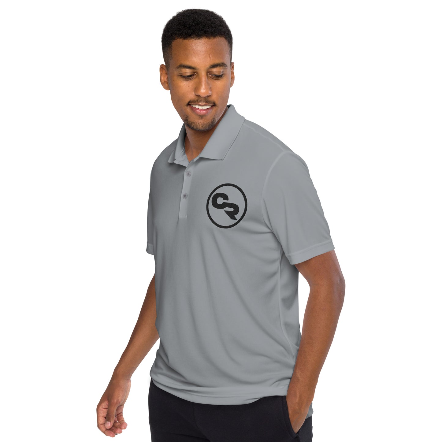 Chuck "The Voice" Roberts Adidas Performance Gray Polo Shirt