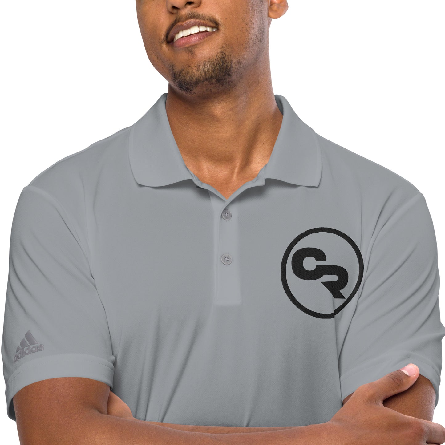 Chuck "The Voice" Roberts Adidas Performance Gray Polo Shirt