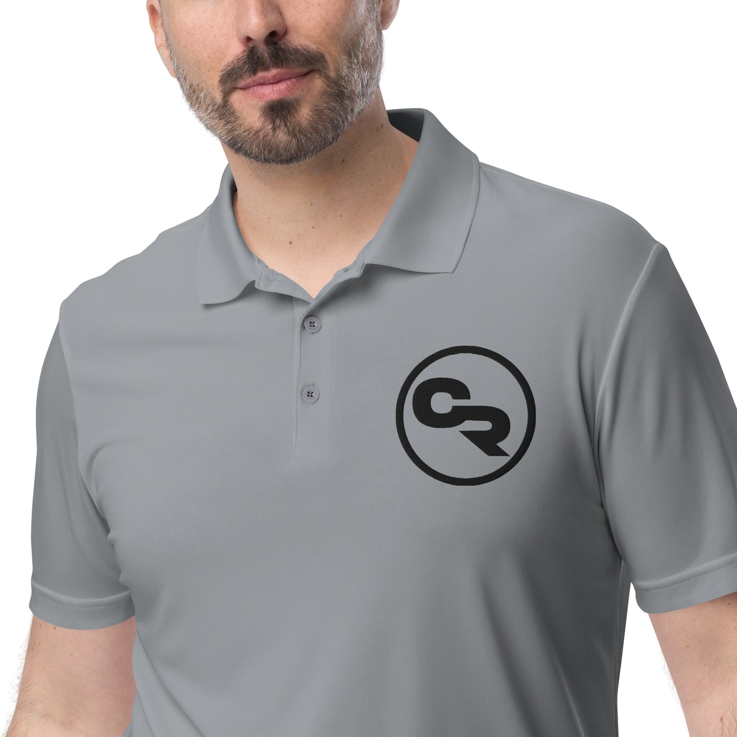 Chuck "The Voice" Roberts Adidas Performance Gray Polo Shirt