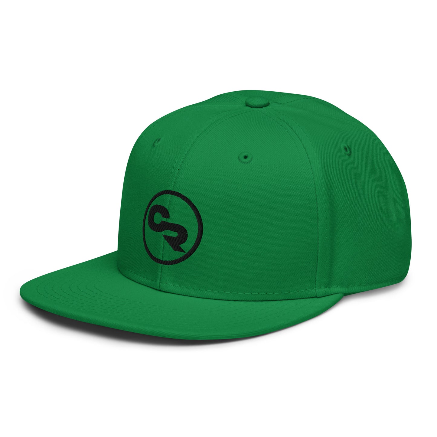 Chuck "The Voice " Roberts Embroidered Kelly Green Snapback Hat