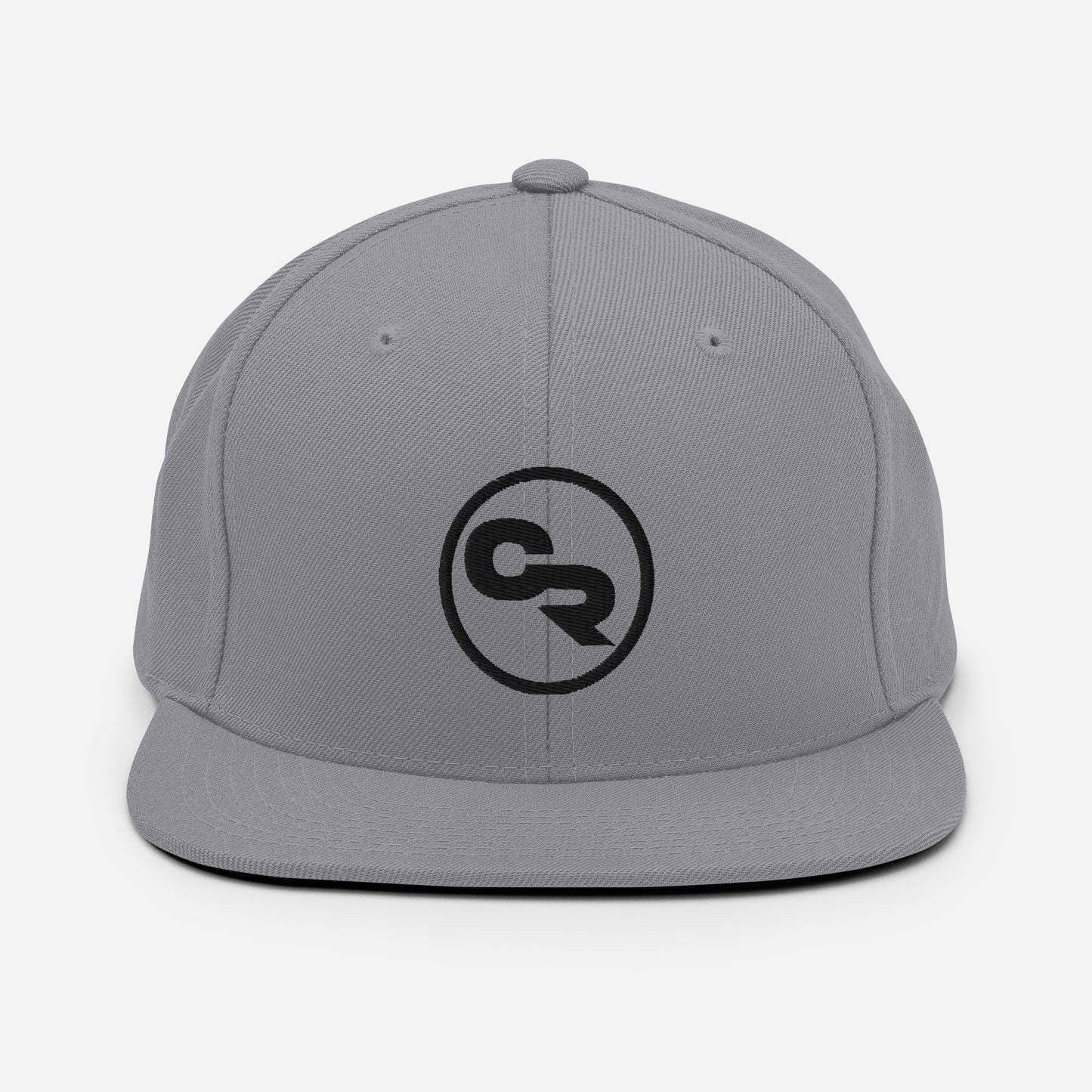 Chuck "The Voice" Roberts Silver Gray Embroidered Snapback Hat