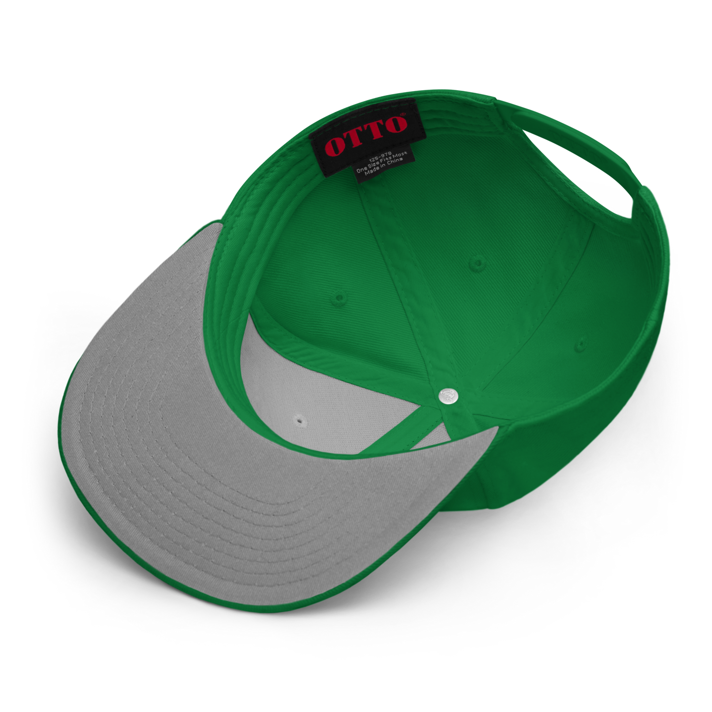 Chuck "The Voice " Roberts Embroidered Kelly Green Snapback Hat